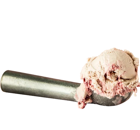 Scoop of ice cream
